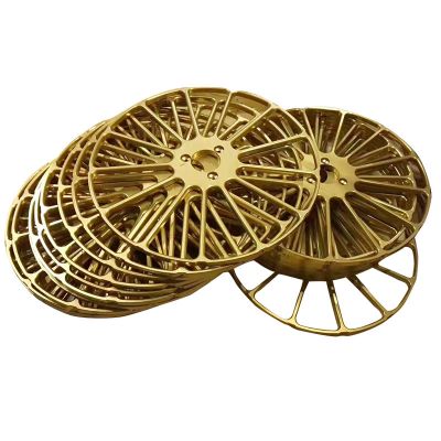precision machined brass wheel rims 